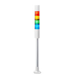 Patlite LR4 Series Coloured Buzzer Signal Tower, 4 Lights, 24 V dc, Pole Mount
