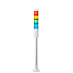 Patlite LR4 Series Coloured Signal Tower, 4 Lights, 24 V dc, Pole Mount