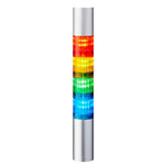 Patlite LR4 Series Coloured Buzzer Signal Tower, 4 Lights, 24 V dc, Direct Mount