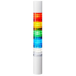 Patlite LR4 Series Coloured Buzzer Signal Tower, 5 Lights, 24 V dc, Direct Mount