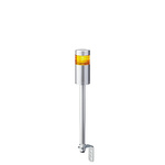 Patlite LR6 Series Coloured Signal Tower, 1 Lights, 24 V dc, Pole Mount