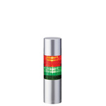 Patlite LR6 Series Coloured Buzzer Signal Tower, 2 Lights, 24 V dc, Direct Mount