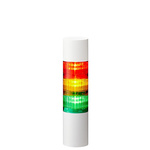 Patlite LR6 Series Coloured Buzzer Signal Tower, 3 Lights, 24 V dc, Direct Mount