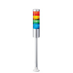Patlite LR6 Series Coloured Signal Tower, 4 Lights, 24 V dc, Pole Mount