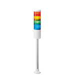 Patlite LR6 Series Coloured Signal Tower, 4 Lights, 24 V dc, Pole Mount
