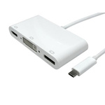 RS PRO USB C to DisplayPort, HDMI, VGA Adapter, USB 3.1