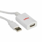 Roline 1 port USB 2.0 USB Extender up to5m