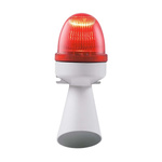 RS PRO Red Buzzer Beacon, 12 V dc, Base Mount