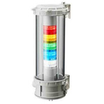 Patlite ST-PA Series Coloured Signal Tower, 5 Lights, 100 → 240 V ac, Direct Mount