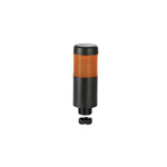 Werma Kompakt 37 Series Yellow Buzzer Signal Tower, 1 Lights, 24 V, Built-in Mounting