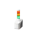 Patlite NHV4 Series Multicolour Voice Annunciator Signal Tower, 3 Lights, 42.5 → 57 V