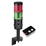 Werma KombiSIGN 72 Series Green, Red Signal Tower, 3 Lights, 230 V ac