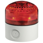 RS PRO Red LED Beacon, 12 → 24 V ac/dc, IP65, Base Mount, 100dB at 1 Metre