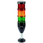 Eaton Series Green, Orange, Red Signal Tower, 3 Lights, 24 V, Base Mount
