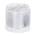 Lovato LED IP65 Rated White Signal Tower, Integral LED