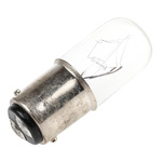 Schneider Electric Incandescent Clear Bulb, BA15d 120 V ac/dc