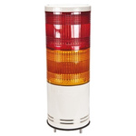 Schneider Electric Harmony XVC1 Series Red/Amber Signal Tower, 2 Lights, 24 V dc, Surface Mount