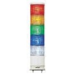 Schneider Electric Harmony XVC6 Series Red/Green/Amber/Blue/Clear Signal Tower, 5 Lights, 24 V ac/dc, Surface Mount