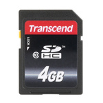 Transcend 4 GB SDHC SD Card
