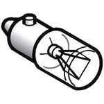 Schneider Electric Incandescent Clear Bulb, BA9S 12 V