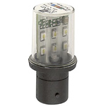 Schneider Electric BA15d LED Lamp, White, 120 V ac