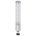Werma Kompakt 37 Series Multicolour Buzzer Signal Tower, 5 Lights, 24 V ac/dc, Base Mount