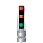 Patlite LS7 Series Clear Buzzer Signal Tower, 3 Lights, 24 V dc, Direct Mount