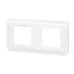 Legrand White 2 Gang Faceplate & Mounting Plate
