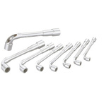 SAM Hex Tubular Box Spanner Set, 8 pieces, 10 → 19 mm Tip