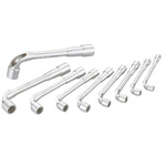 SAM Hex Tubular Box Spanner Set, 9 Pieces, 8 → 19 mm Tip