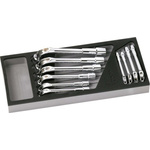 SAM Hex Tubular Box Spanner Set, 10 Pieces, 8 → 21 mm Tip