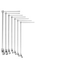 Facom Hex Nut Driver Set, 7 → 19 mm Tip, 399 → 523 mm Overall