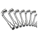 Facom Hex Tubular Box Spanner Set, 10 Pieces, 8 → 19 mm Tip