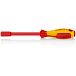 Knipex Nut Driver, VDE/1000V, 125 mm Blade, 237 mm Overall