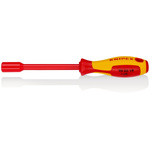 Knipex Nut Driver, VDE/1000V, 125 mm Blade, 237 mm Overall