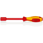 Knipex Nut Driver, VDE/1000V, 125 mm Blade, 237 mm Overall