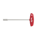Wiha Tools Hex Nut Driver, 10 mm Tip, 125 mm Blade, 157 mm Overall
