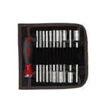 Wiha Tools Hex Nut Driver Set, 4 → 13 mm Tip, 42 → 114 mm Blade, 150 mm Overall