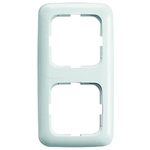 Busch Jaeger - ABB White 2 Gang Frame Thermoplastic Mounting Frame
