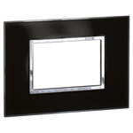 Legrand Black 1 Gang Cover for Support Frame PMMA, Polycarbonate Cover Plate