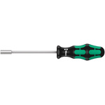Wera Hexagon Nut Driver, 3 mm Tip, 125 mm Blade, 223 mm Overall