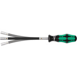 Wera Hexagon Nut Driver, 8 mm Tip, 167 mm Blade, 265 mm Overall