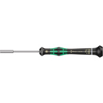 Wera Hexagon Nut Driver, 9/64 in Tip, 60 mm Blade, 157 mm Overall