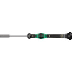 Wera Hexagon Nut Driver, 7/32 in Tip, 60 mm Blade, 157 mm Overall