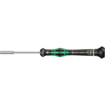 Wera Hexagon Nut Driver, 5/32 in Tip, 60 mm Blade, 157 mm Overall