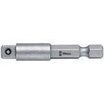 Wera 1/4 in Square Adapter, 50 mm Overall