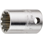 STAHLWILLE 4018754109159 3/8 in Square Socket, 27 mm Overall
