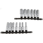 RS PRO 13-Piece Metric 1/2 in Deep Socket Set , 6 point