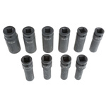 RS PRO 10-Piece Metric 1/2 in Impact Socket Set , 6 point
