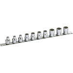 SAM 10-Piece Metric 3/8 in Standard Socket Set , 6 point; 12 point